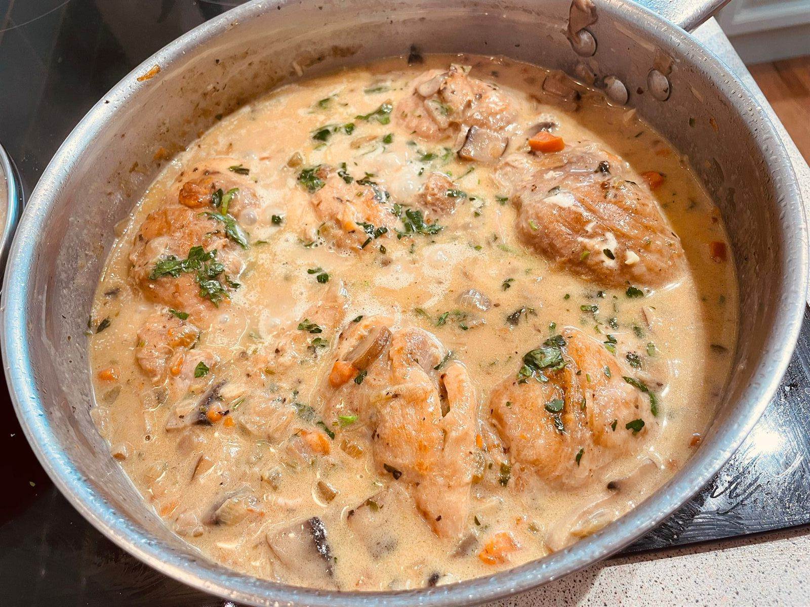 Chicken and Mushroom Stroganoff
